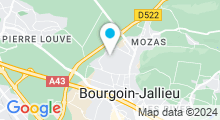 Plan Carte Piscine Tournesol à Bourgoin Jallieu