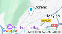 Plan Carte Piscine de Corenc - ferm&eacute;e