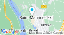 Plan Carte Centre aquatique Aqualône - Piscine à St Maurice L'Exil