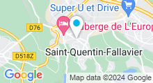 Plan Carte Piscine Bellevue à Saint Quentin Fallavier