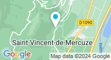 Plan Carte Piscine de St Vincent de Mercuze