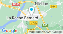 Plan Carte Piscine des Métairies à Nivillac