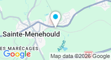 Plan Carte Piscine Pierre Foucault de Sainte Menehould - ferm&eacute;e 