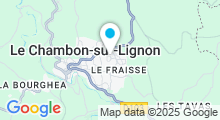 Plan Carte Piscine du Fraisse à Chambon sur Lignon