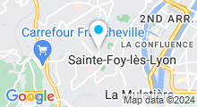 Plan Carte Piscine de Sainte Foy Les Lyon - Fermée