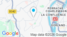 Plan Carte Piscine de Sainte Foy Les Lyon - Ferm&eacute;e