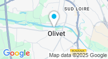 Plan Carte Piscine du Poutyl à Olivet