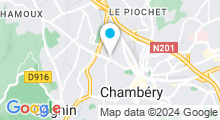 Plan Carte Stade nautique - Piscine de Chambéry métropole