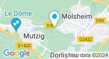Plan Carte Piscine couverte de Molsheim-Mutzig