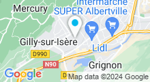 Plan Carte Piscine de Gilly sur Isère