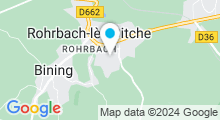 Plan Carte Piscine de Rohrbach les Bitches