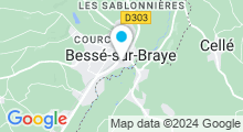 Plan Carte Piscine - centre aqua-récréatif à Bessé sur Braye