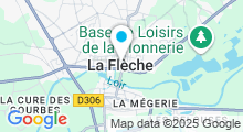 Plan Carte Piscine à la Fleche - fermée