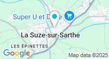 Plan Carte Piscine à la Suze sur Sarthe