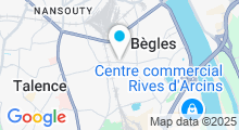 Plan Carte Piscine Les Bains à Bègles