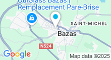 Plan Carte Piscine d'été de Bazas