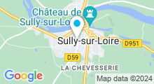 Plan Carte Bassin d'apprentissage à Sully sur Loire