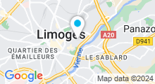 Plan Carte Piscine des Casseaux à Limoges