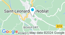 Plan Carte Espace Aquatique Aquanoblat - Piscine à Saint Léonard de Noblat