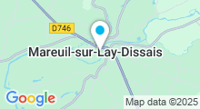 Plan Carte Piscine à Mareuil sur Lay Dissais