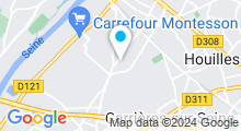 Plan Carte Piscine Jean Taris à Sartrouville - fermée