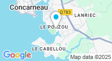 Plan Carte Piscine de Concarneau - fermée