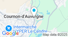 Plan Carte Piscine Androsace à Cournon d'Auvergne