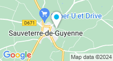 Plan Carte Piscine à Sauveterre-de-Guyenne