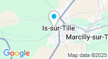 Plan Carte Piscine des Capucins à Is sur Tille