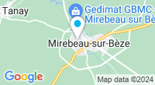 Plan Carte Piscine de Mirebeau-sur-Bèze &nbsp; 