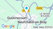 Plan Carte Centre Aquatique Aqua-Bray de Neufchâtel en Bray