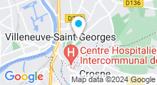 Plan Carte Centre nautique - Piscine à Villeneuve Saint Georges