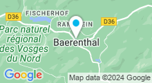Plan Carte Plan d'eau Ramstein Plage à Baerenthal