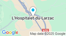 Plan Carte Piscine à L'Hospitalet du Larzac