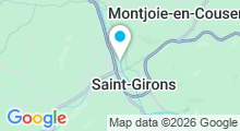 Plan Carte Piscine d'&eacute;t&eacute; &agrave; Saint Girons
