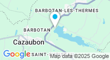 Plan Carte Base de loisirs de Luby à Barbotan-Cazaubon