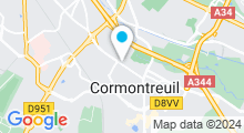Plan Carte Piscine Louvois à Cormontreuil