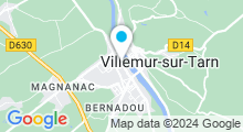 Plan Carte Piscine à Villemur sur Tarn
