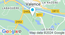 Plan Carte Piscine à Valence d'Agen