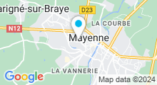 Plan Carte Piscine Robert Buron à Mayenne