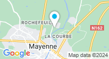 Plan Carte Piscine Raymond Fauque à Mayenne