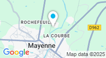 Plan Carte Piscine Raymond Fauque à Mayenne