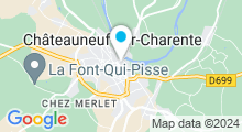Plan Carte Piscine à Châteauneuf sur Charente