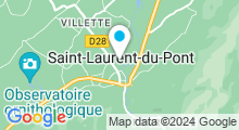 Plan Carte Piscine à St Laurent du Pont