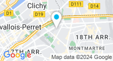 Plan Carte Piscine Bernard Lafay à Paris (17e)