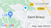 Plan Carte Piscine Hélène Boucher à Saint-Brieuc
