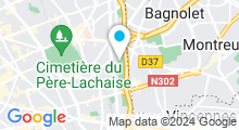 Plan Carte Piscine bassin-école Louis Lumière à Paris (20e)
