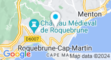 Plan Carte Piscine Azureva à Roquebrune Cap Martin