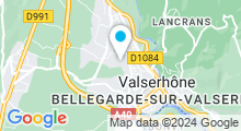 Plan Carte Centre aquatique Valsé'O - Piscine à Bellegarde-sur-Valserine