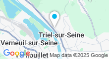 Plan Carte Piscine Les Eaux Vives à Triel-sur-Seine